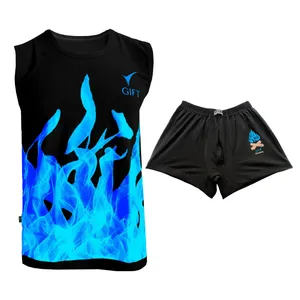 ست شورت و زیرپوش مردانه گیفت تن پوش ایرانیان مدل MEAB-334