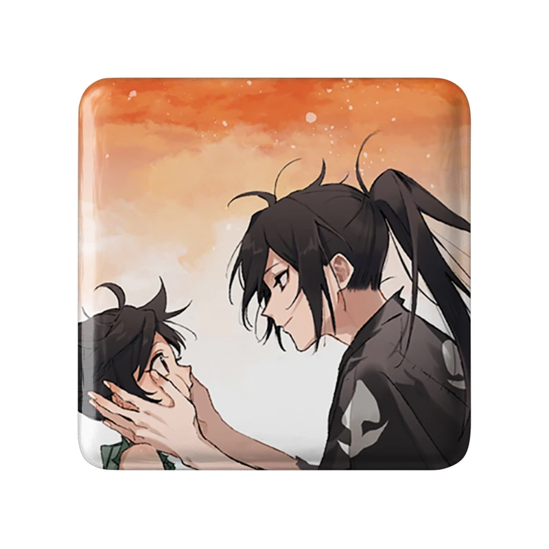 مگنت خندالو طرح هیاکیمارو و دورورو انیمه دورورو مدل مربعی کد 33581