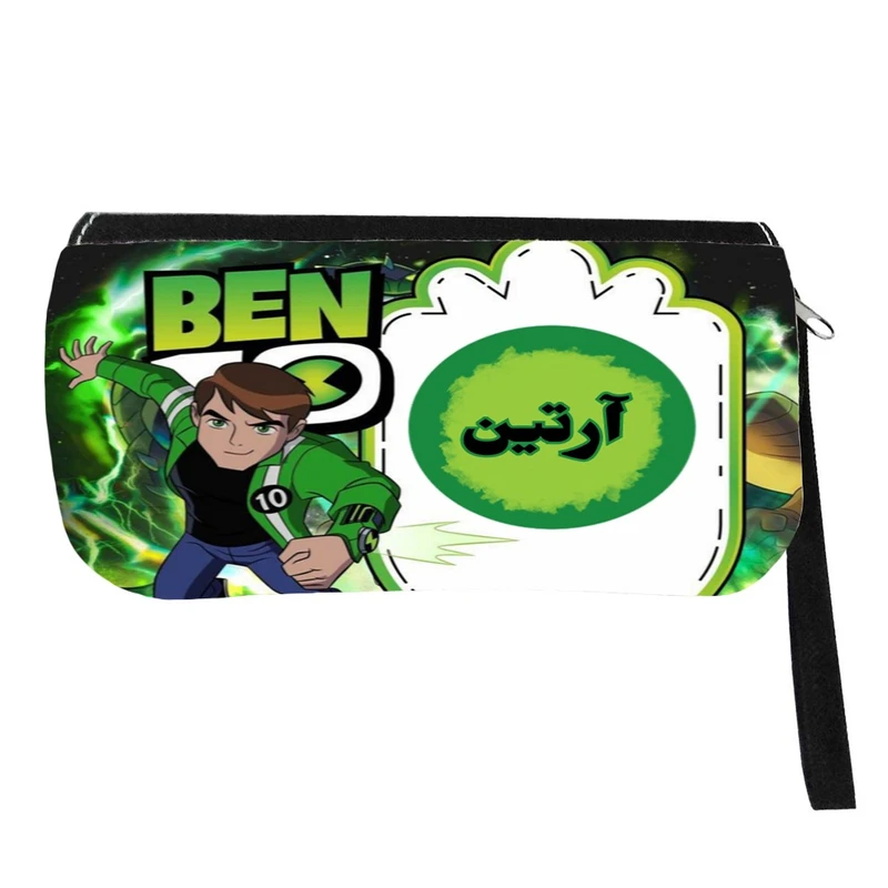 جامدادی پاد آفرین مدل اسم شخصی طرح بن تن Ben 10 اسم آرتین کد p1069