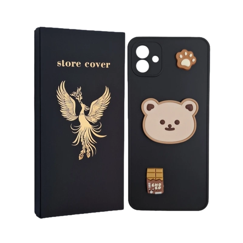 کاور استور کاور طرح عروسک برجسته مدل a04 مناسب برای گوشی موبایل سامسونگ Galaxy A04