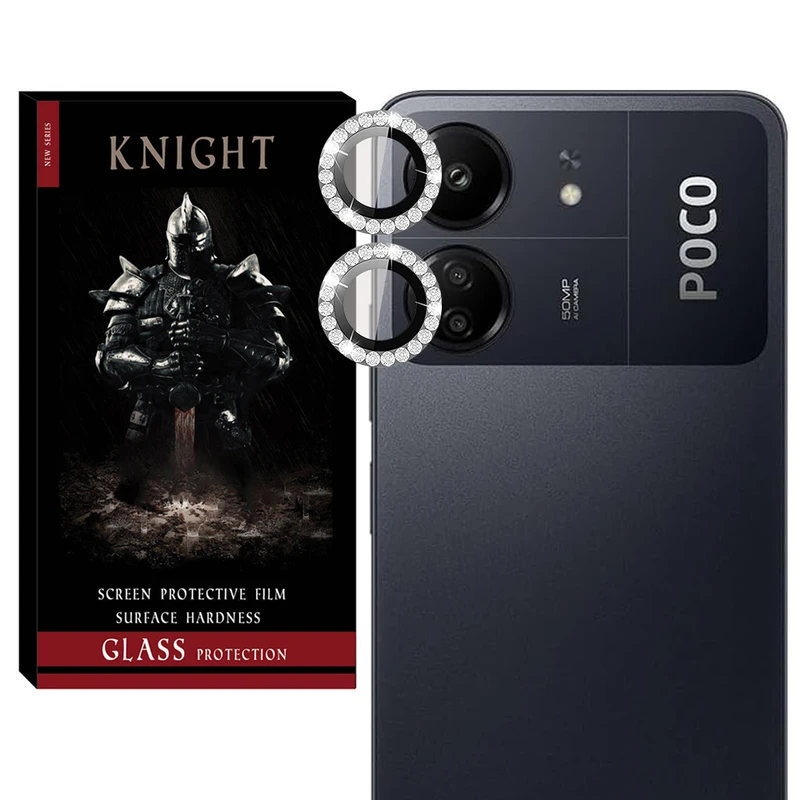 محافظ لنز دوربین نایت مدل RNG Diamond KT مناسب برای گوشی موبایل شیائومی Poco C65