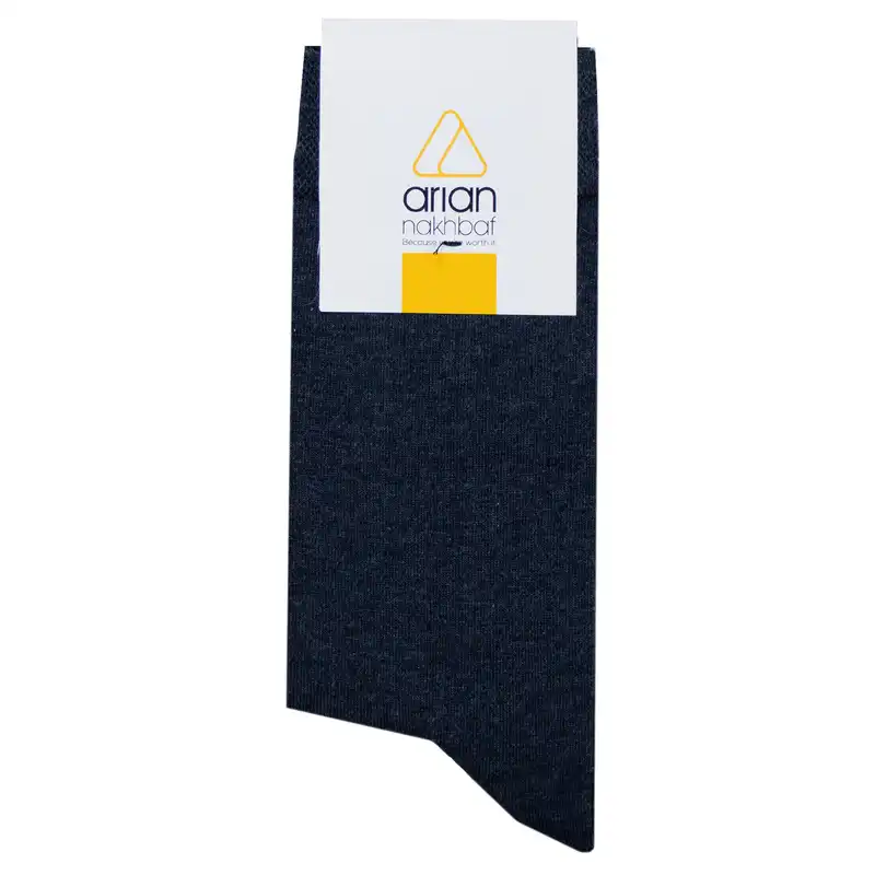 جوراب مردانه آریان نخ باف مدل 5121 مجموعه 3 عددی