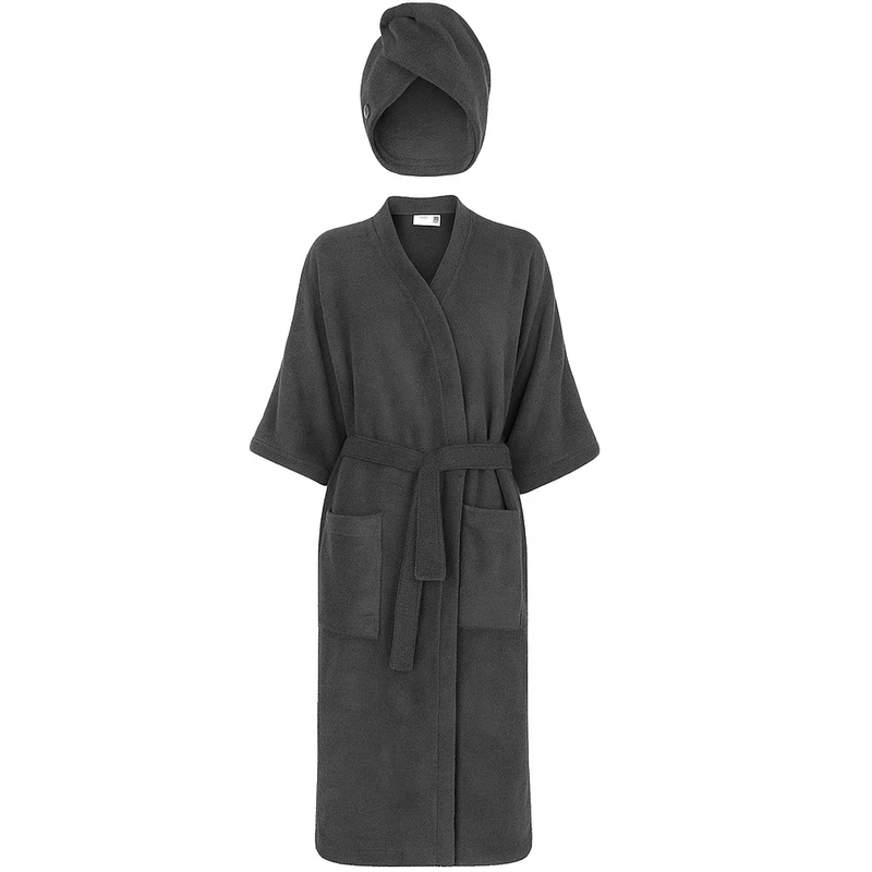 حوله پالتویی دالیسا مدل افرا سایز 110*150 به همراه کلاه حمام