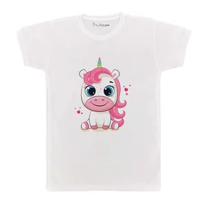 تی شرت بچگانه پرمانه طرح یونیکورن کد pmt.3339