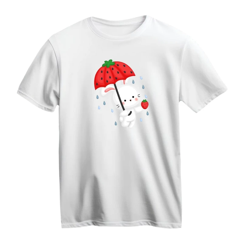 تی شرت آستین کوتاه زنانه مدل خرگوش یلدایی کد 2