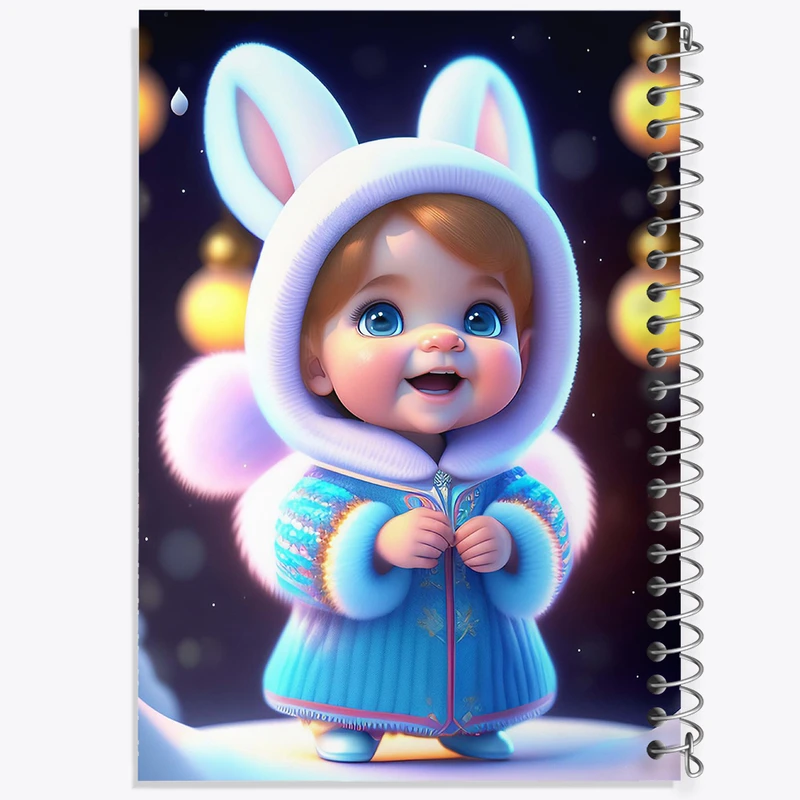 دفتر شطرنجی 50 برگ خندالو مدل دخترانه کد N1431