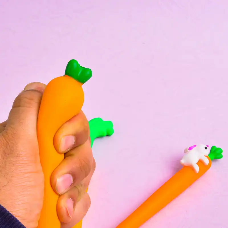 بسته لوازم تحریر مدل هویج مجموعه 5 عددی