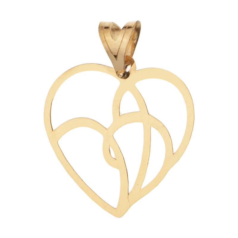 آویز گردنبند طلا 18 عیار زنانه مایا ماهک مدل MM1488 طرح قلب آویز گردنبند طلا 18 عیار زنانه مایا ماهک مدل MM1488 طرح قلب