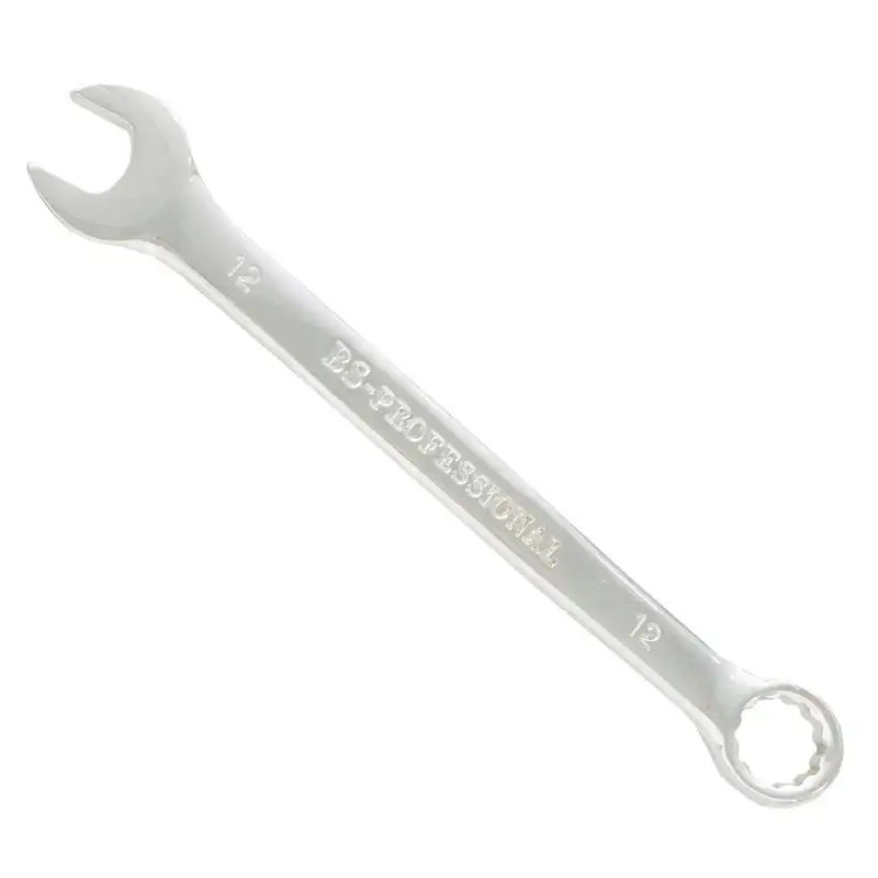 آچار یک سر تخت و یک سررینگی بی اس مدل PFL سایز 12 میلی متر