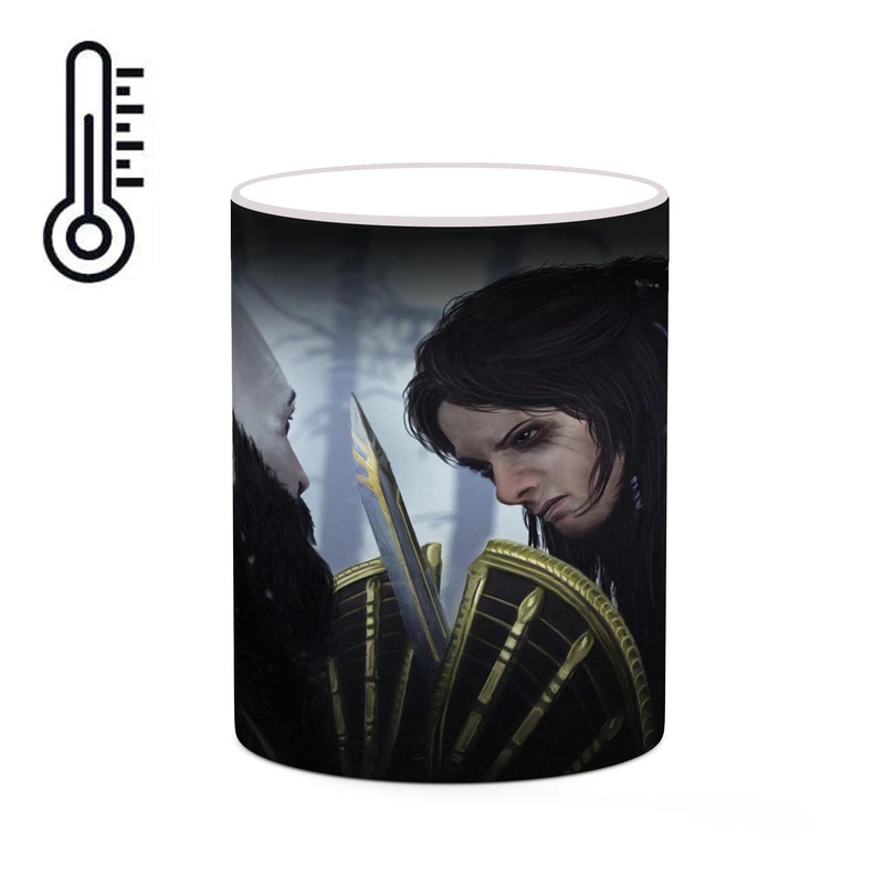 ماگ حرارتی کاکتی طرح گاد آف وار God Of War مدل mgh40685