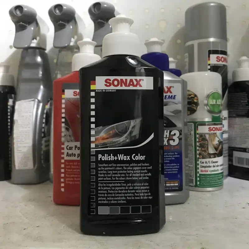 واکس بدنه خودرو سوناکس مدل BLACK کد 76200 حجم 500 میلی لیتر