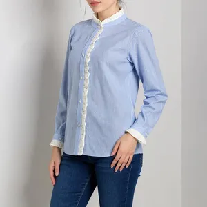 بلوز آستین بلند یقه ایستاده زنانه مدل ستاره