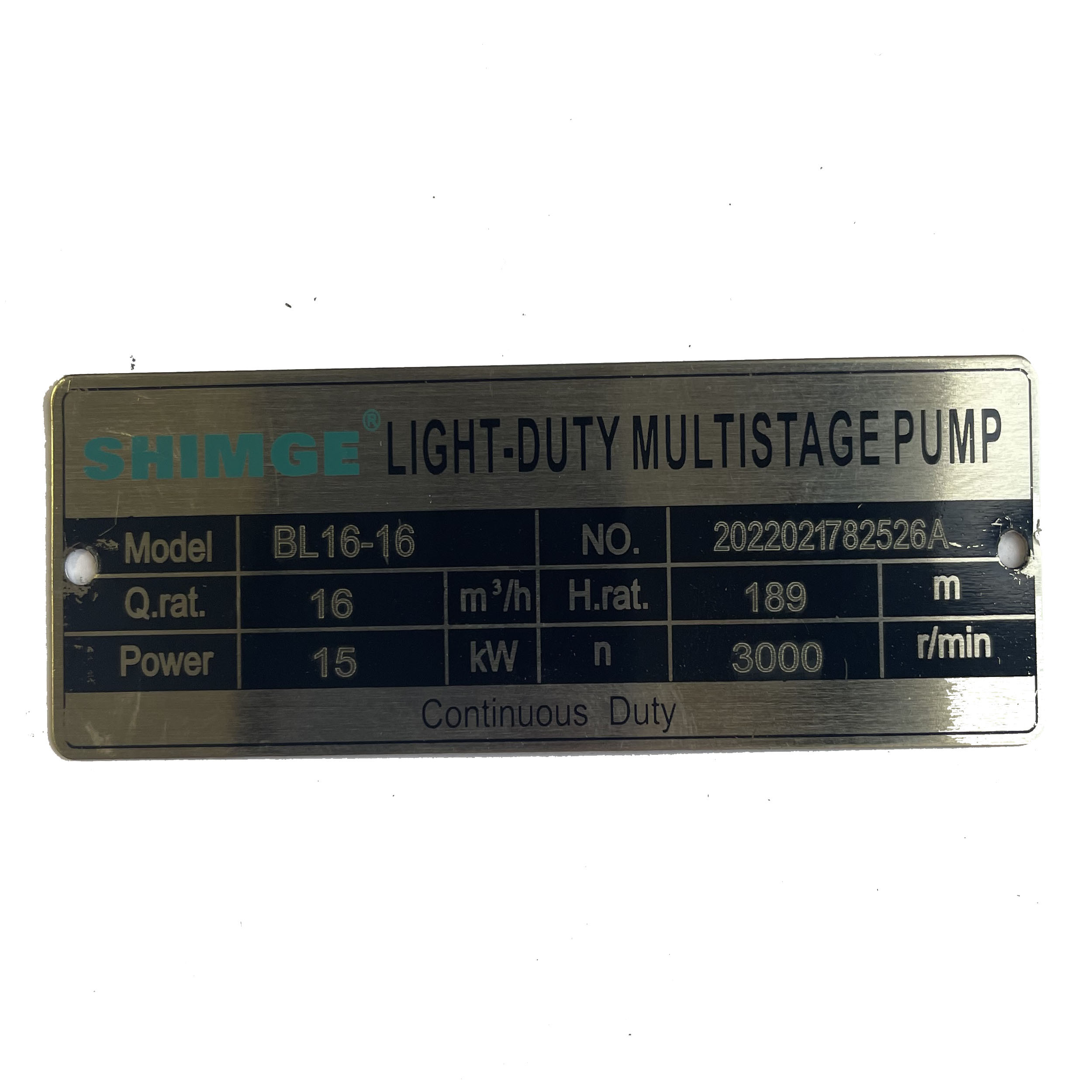 پمپ آب شیمجه مدل BL 16-16