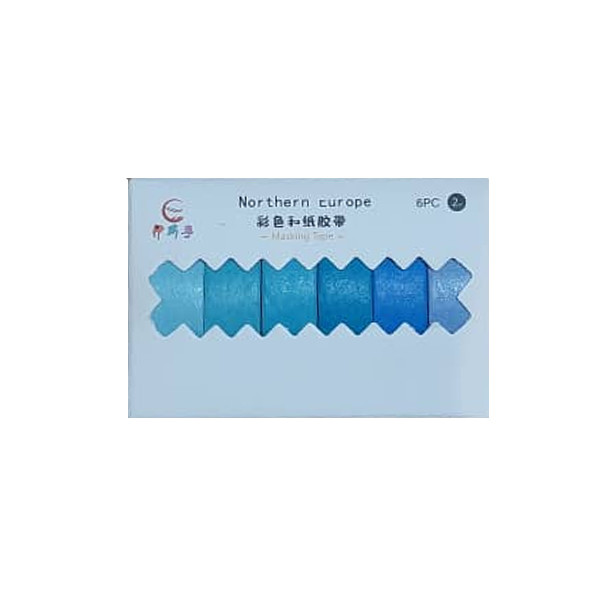 چسب نواری مدل واشی عرض 1 سانتی متر بسته 6 عددی