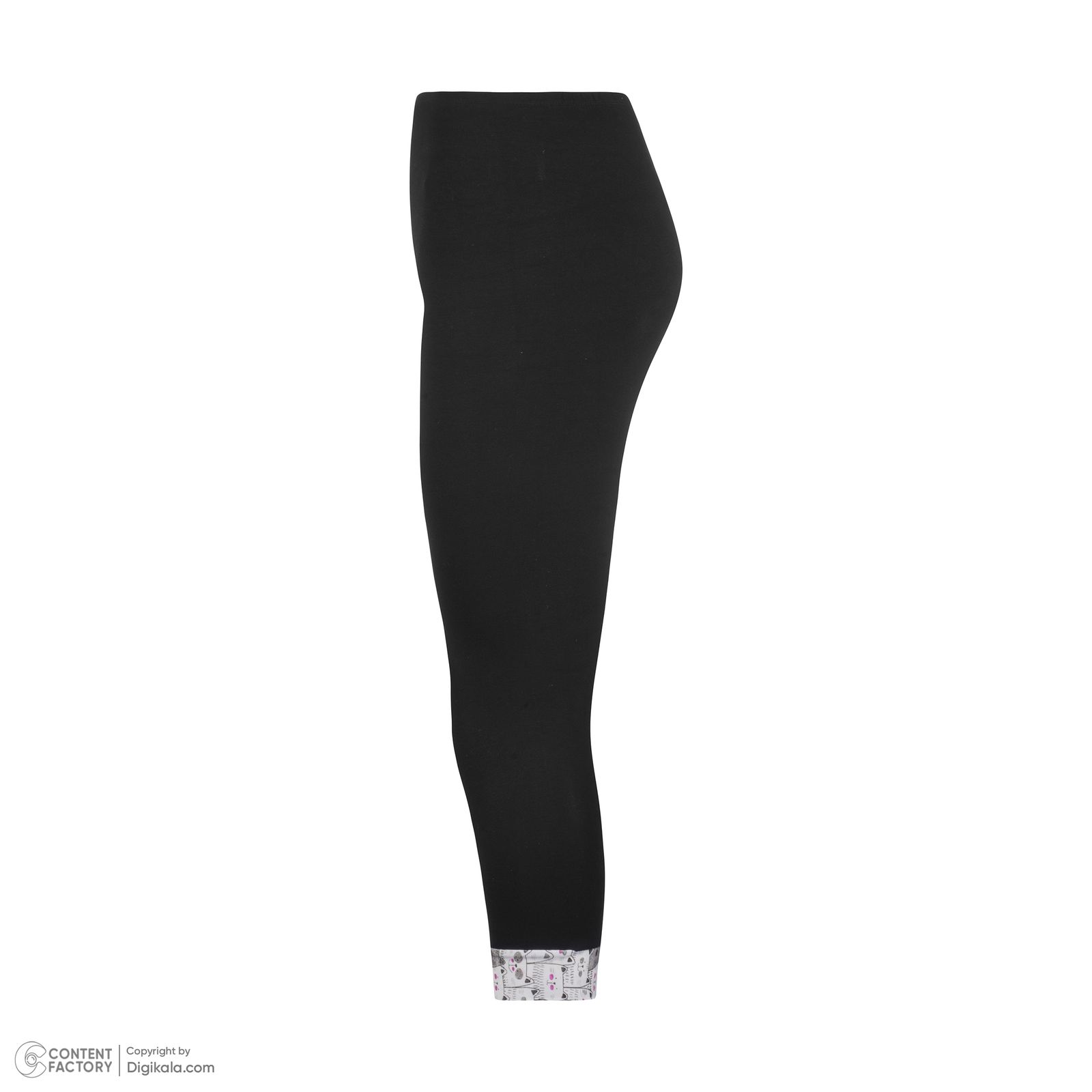 ست تی شرت و شلوارک زنانه پنبینه مدل نخ پنبه طرح گربه -  - 9