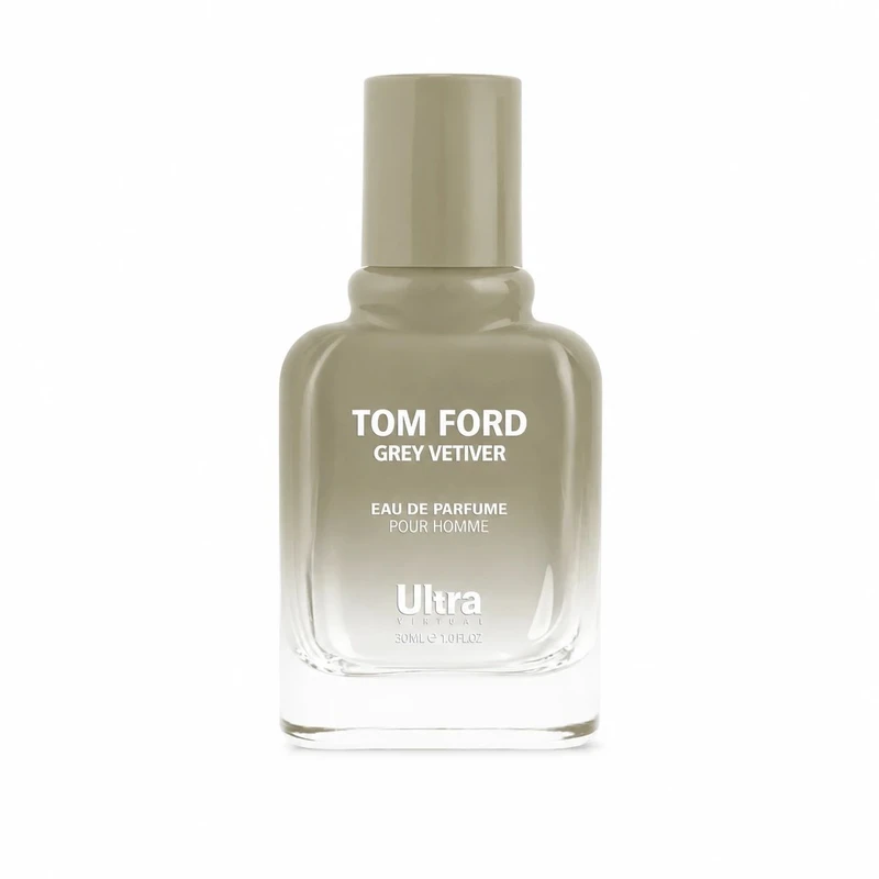 عطر جیبی مردانه اولترا ویرچوآل مدل Tom Ford Grey Vetiver با رایحه تلخ حجم 30 میلی‌لیتر