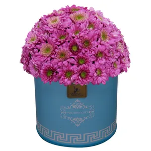 سبد گل طبیعی داودی راتا رز کد QSI