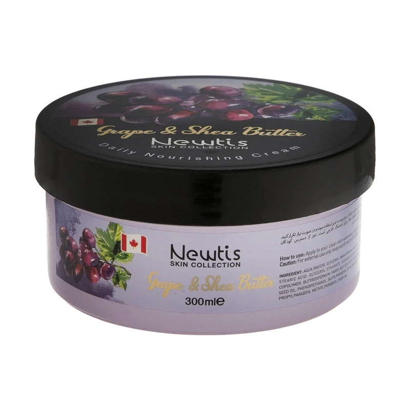 کرم مرطوب کننده نیوتیس مدل grape حجم 300 میلی لیتر بسته دو عددی