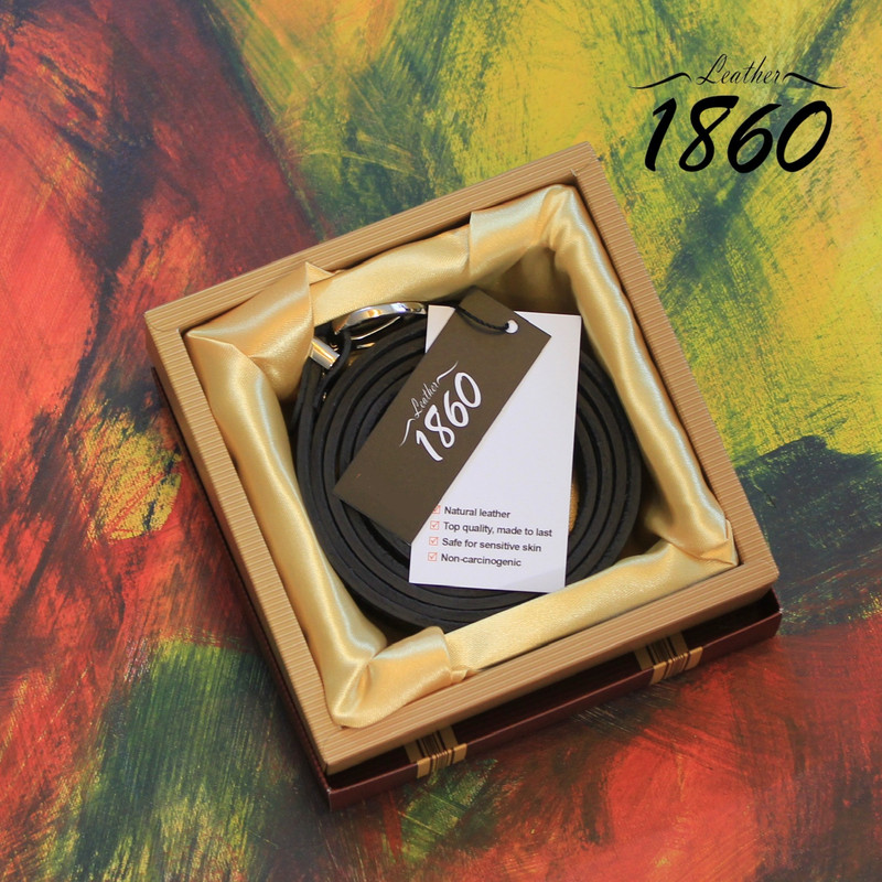 کمربند زنانه 1860 مدل تمام چرم طبیعی کد 319