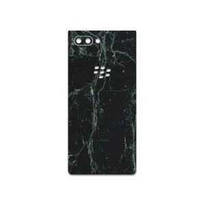 MAHOOT Graphite-Green-Marble Cover Sticker for BlackBerry Key 2