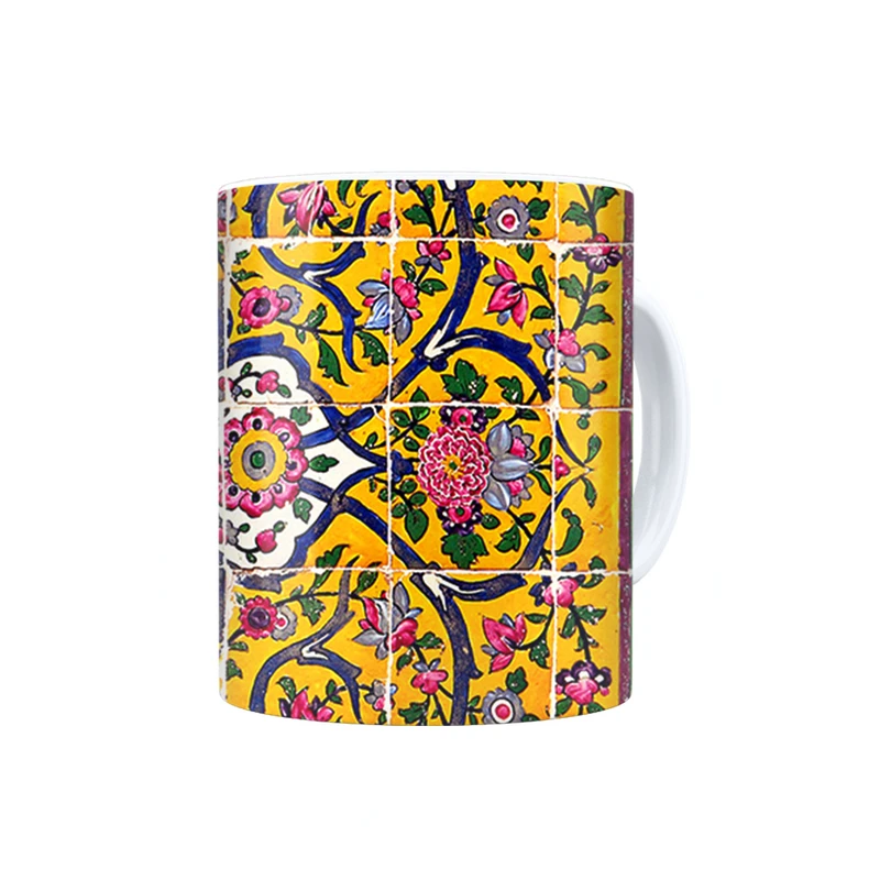 ماگ ترمه طراحان ایده مدل کاشی ایرانی کد trm521
