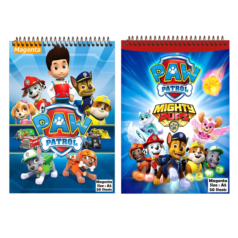 دفتر نقاشی مجنتا طرح سگهای نگهبان کد 12 مجموعه 2 عددی