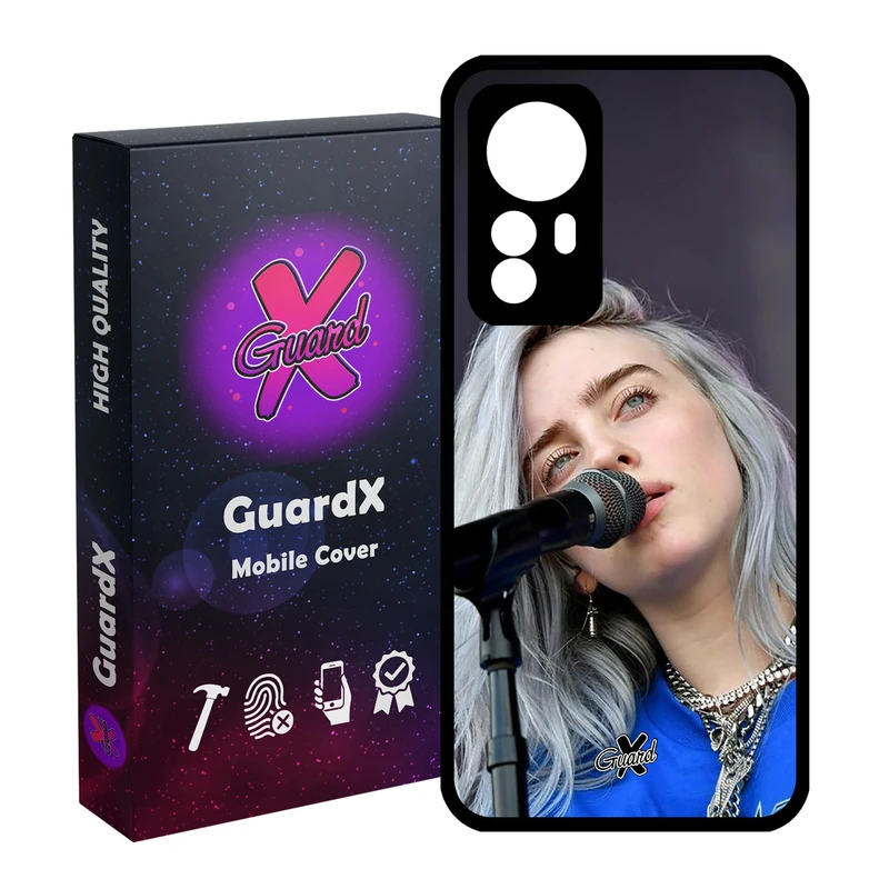 کاور گارد ایکس طرح Billie Eilish مدل Glass10242 مناسب برای گوشی موبایل شیائومی Redmi Note 12S