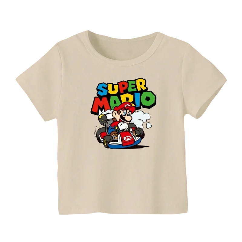 تی شرت آستین کوتاه بچگانه مدل ماریو کد ۷