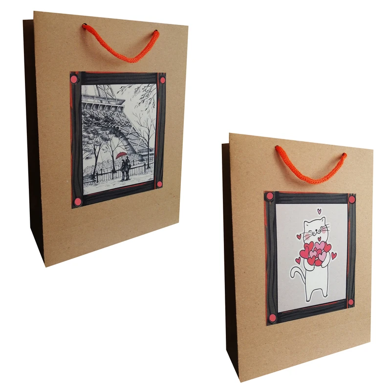 پاکت هدیه مدل تولد و مهمانی مجموعه 2 عددی