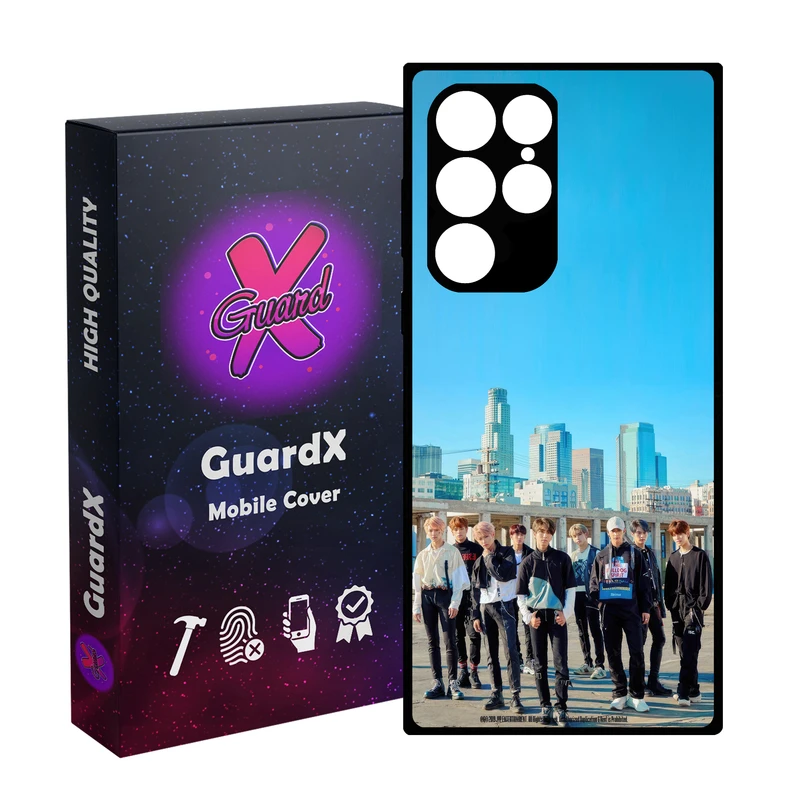 کاور گارد ایکس طرح استری کیدز مدل Glass10687 مناسب برای گوشی موبایل سامسونگ Galaxy S23 Ultra