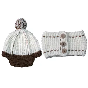 ست کلاه و شال گردن بافتنی پسرانه مدل V101