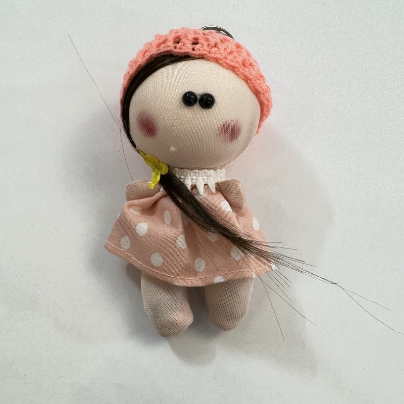 جاکلیدی دخترانه مدل عروسکی طرح دختر روسی کد arorus112XL