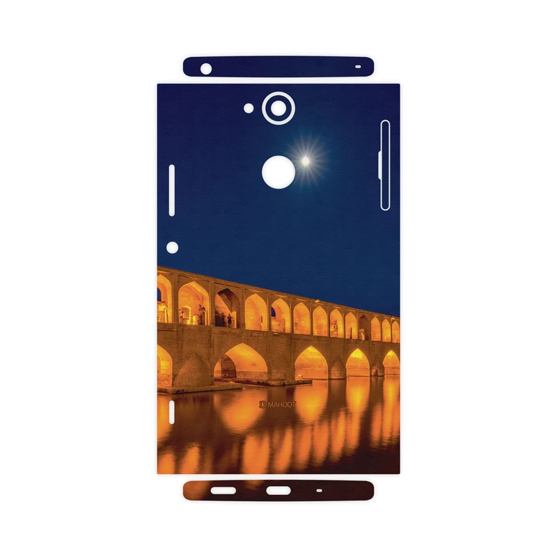 برچسب پوششی ماهوت مدل Si-O-Se-Pol-FullSkin مناسب برای گوشی موبایل سونی Xperia XA2