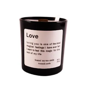 شمع لیوانی مدل لاو