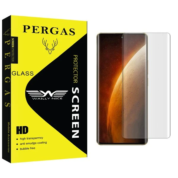 محافظ صفحه نمایش وایلی نایس مدل Pergas UV مناسب برای گوشی موبایل ریلمی Narzo 60 Pro  به همراه محافظ پشت گوشی