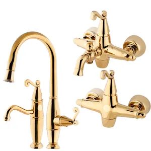 ست شیرآلات ملانی مدل  lago  کد g00  مجموعه 4 عددی