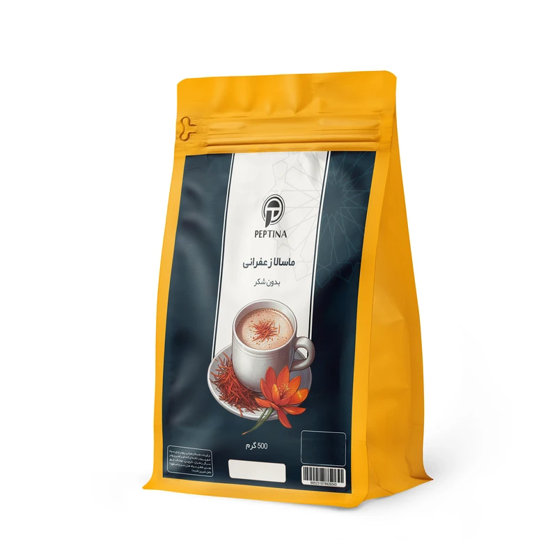 چای ماسالا زعفرانی بدون شکر پپتینا - 500 گرم