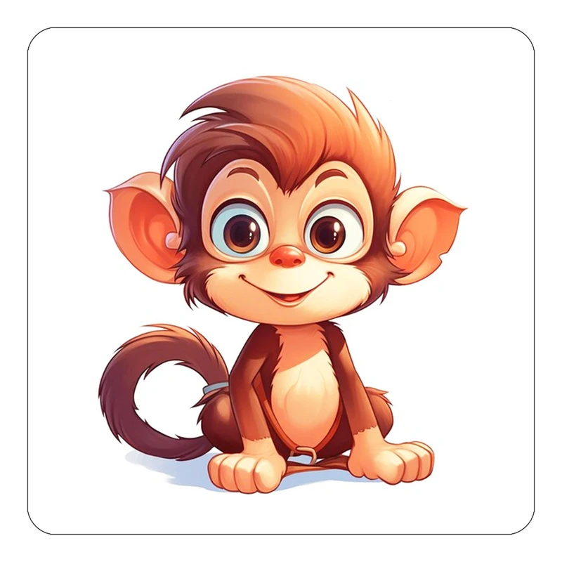 مگنت کاکتی طرح حیوانات کارتونی مدل mp28303