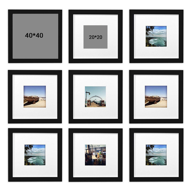 قاب عکس مدل پاسپارتو کد aa مجموعه 9 عددی