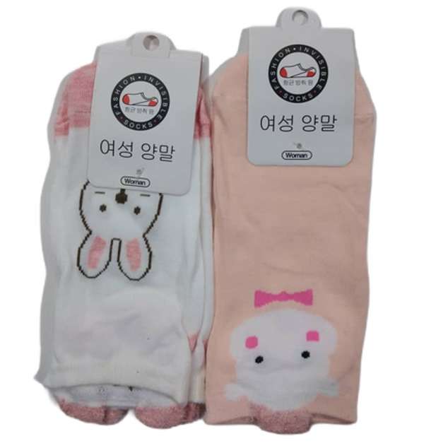 جوراب دخترانه کد 1001 مجموعه 2 عددی