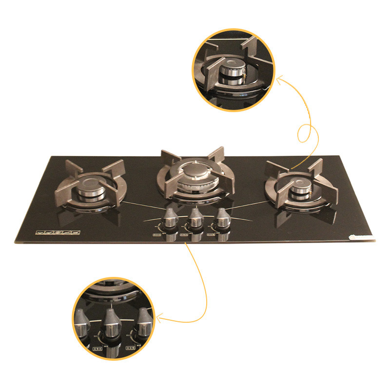 اجاق گاز صفحه ای آذرلوکس مدل G03NE - 11B