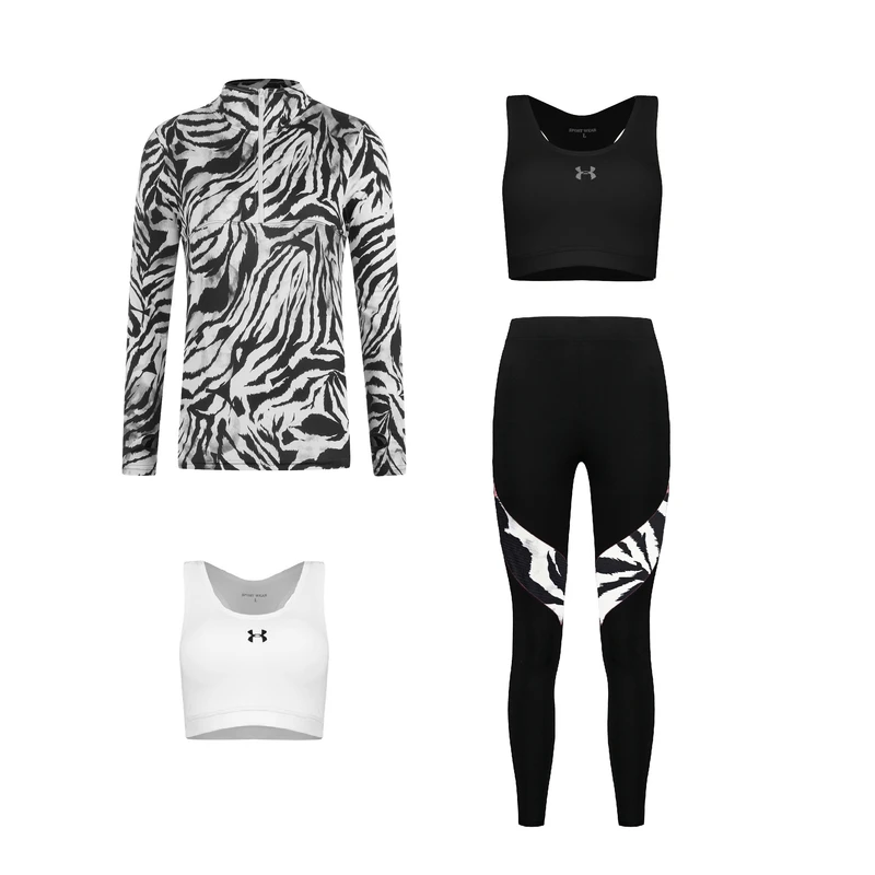 ست چهار تکه لباس ورزشی زنانه مدل 1801-1401-276-1801