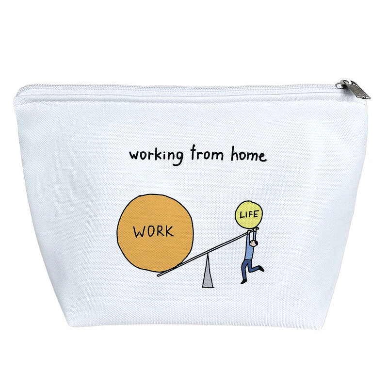 کیف لوازم آرایش دخترانه خندالو مدل Working From Home کد 6700