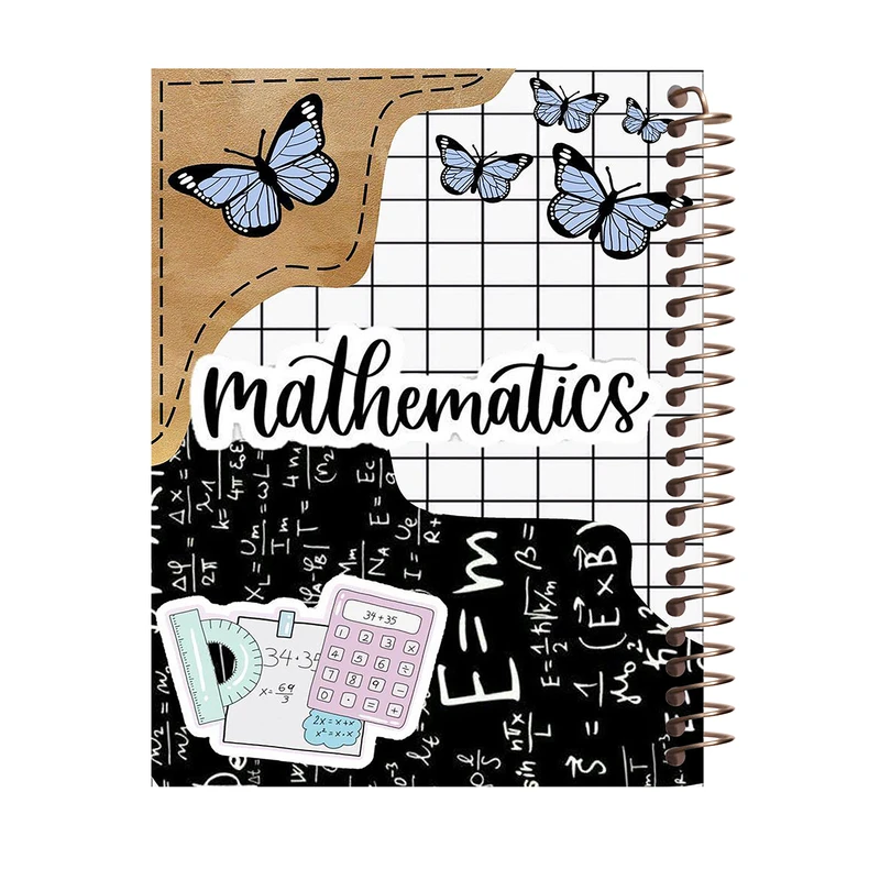 دفتر مشق 80 برگ طرح ریاضی کد J446