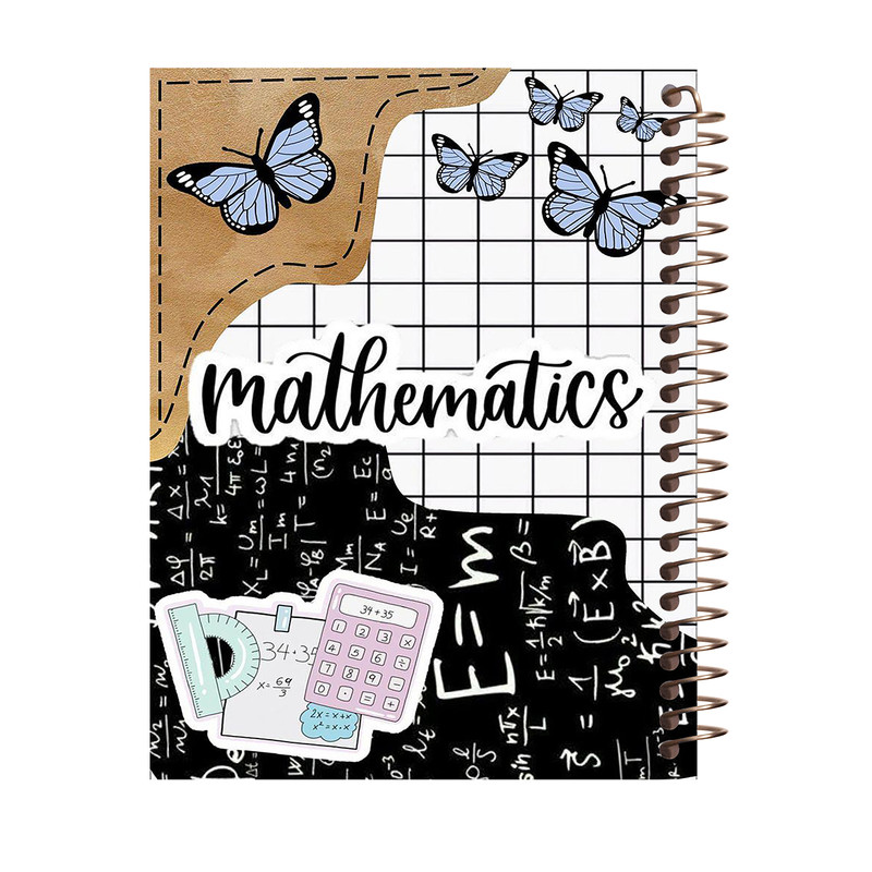 دفتر مشق 80 برگ طرح ریاضی کد J446