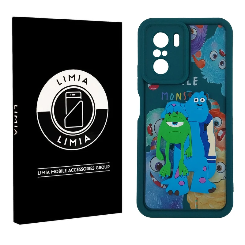 کاور لیمیا مدل سولید لنزدار طرح عروسکی برجسته مناسب برای گوشی موبایل شیائومی Redmi Poco F3