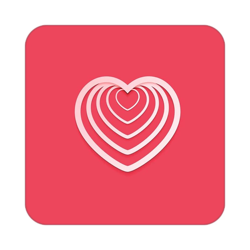 زیر لیوانی کاکتی طرح عاشقانه مدل mp38818