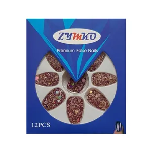  ناخن مصنوعی زیمکو کد 2385 بسته 12 عددی