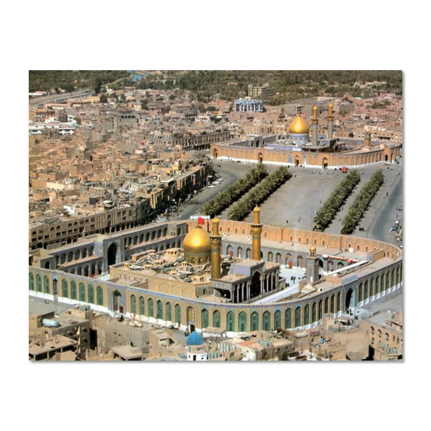 پرچم مدل مخملی بین الحرمین امام حسین (ع) کد 5000137-140110