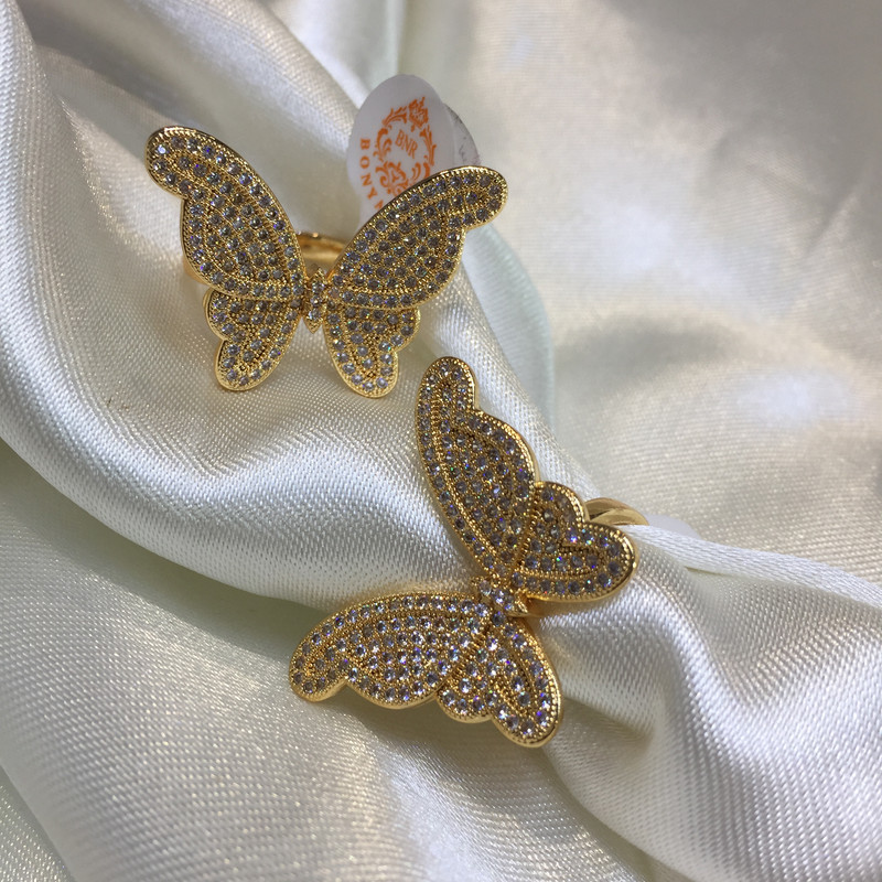 انگشتر دخترانه مدل پروانه انگشتر دخترانه مدل پروانه